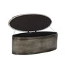 Fotelis Suoliukas DKD Home Decor, pilkas