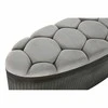 Fotelis Suoliukas DKD Home Decor, pilkas