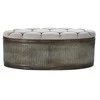 Fotelis Suoliukas DKD Home Decor, pilkas