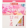 Akrilinių dažų rinkinys, 24 sp., po 12 ml