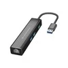 HUB USB Conceptronic 1x RJ-45 + 3x USB-A 3.0 (DONN07BA)