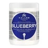 Sausų dažytų plaukų kaukė Kallos BLUEBERRY Revitalizing Hair Mask 1000 ml