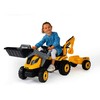 Smoby Builder Max Pedal traktorius su priekaba