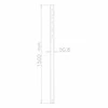 Laikiklis NewStar Neomounts TELEVIZORIAUS ACC MONT EXTENS. POLE/50KG FPMA-CP150BLACK NEOMONTS