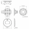 Laikiklis Vogels PUC 1065 CONNECT-IT LARGE Ceiling Plate Turn | Maximum weight (capacity) 80 kg | Juodas