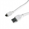 GEMBIRD CCP-MUSB2-AMBM-W-1M Gembird micro USB 2.0 kabelis AM-MBM5P 1m, baltas