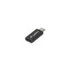 LANBERG AD-UC-UM-01 adapteris USB TYPE-C F -MICRO-B M 2.0 Juodas