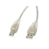 LANBERG CA-USBA-12CC-0030-TR kabelis USB 2.0 AM-BM su fermatomu 3m