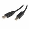 USB kabelis StarTech USB-A - USB-B 1 m Juodas (USB2HAB1M)