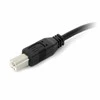 USB kabelis StarTech USB-A - USB-B 10 m juoda (USB2HAB30AC)