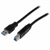 USB kabelis StarTech USB-A - USB-B 2 m Juodas (USB3CAB2M)