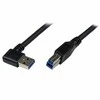 USB kabelis StarTech USB-A - USB-B 1 m Juodas (USB3SAB1MRA)
