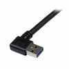 USB kabelis StarTech USB-A - USB-B 1 m Juodas (USB3SAB1MRA)