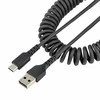 USB kabelis StarTech USB-A - USB-C 1 m Juodas (R2ACC-1M-USB- CABLE)