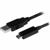 USB kabelis StarTech USB-A - USB-C 1 m Juodas (USB2AC1M)