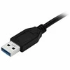 USB kabelis StarTech USB-A - USB-C 1 m Juodas (USB315AC1M)