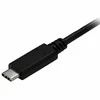 USB kabelis StarTech USB-A - USB-C 1 m Juodas (USB315AC1M)