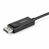 StarTech CDP2DP141MBD USB-C adapterio kabelis USB-C kištukas (DP Old) iki DP 1.4 kištukas, 1m, juodas