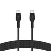 Belkin CAB011bt2MBK BOOST CHARGE™ USB-C į USB-C 2.0 silikoninis pintas 2m juodas