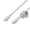 Belkin CAB011bt2MWH BOOST CHARGE™ USB-C į USB-C 2.0 silikonu pintas 2 m Balta