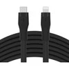 Belkin Flex Lightning/USB-C 15W 3m, mfi, 15W, juoda CAA009bt3MBK