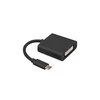 LANBERG AD-UC-DV-01 adapteris USB TYPE-C M -DVI F 24+5 Dual Link 15cm Juodas