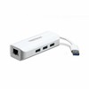 HUB USB TRENDnet 1x RJ-45 + 3x USB-A 3.0 (TU3-ETGH3)
