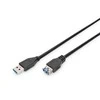 Assmann Electronic DIGITUS USB 3.0 ilgintuvas A tipas M/F 1.8m USB 3.0 atitinka bl