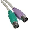 USB adapteris Akyga USB - PS / 2 x2 Baltas (AK- AD- 15)