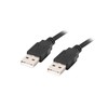 LANBERG cable USB-A M/M 2.0 0.5m juodas
