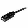 USB laidas Startech USB2AAEXT25M Juoda