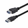 Kabelis USB StarTech USB-A - USB-A 1 m Juodas (USB3SEXT1MBK)