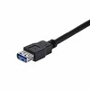 USB kabelis StarTech USB-A - USB-A 1 m Juodas (USB3SEXT1MBK)