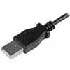 USB kabelis StarTech USB-A - mikroUSB 0, 5 m juoda (USBUB50CMLA)