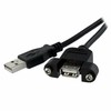 StarTech 2FT PANEL MONTAVIMAS USB KABELAS A-A/.