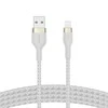 Belkin CAA010bt2MWH BOOST CHARGE™ USB-A LTG silikonui 2m balta