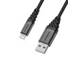 OTTERBOX PREMIUM CABLE USB A - LIGHTNING 1M Juodas