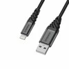 OTTERBOX PREMIUM CABLE USB A - LIGHTNING 2M Juodas
