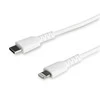 USB kabelis StarTech USB-C - Žaibas 1 m Baltas (RUSBCLTMM1MW)