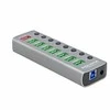 Delock USB 3.2 Gen 1 šakotuvas su 7 prievadais + 1 greito įkrovimo prievadu + 1 USB-C™ PD 3.0 prievadu