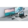 Targus Hiper | HyperDrive USB4 8K / Dvigubas 4K mobilusis dokas su 100 W PD galia | Ethernet LAN (RJ-45) jungtys 1 | DisplayPorts kiekis 1 | HDMI jungtys kiekis 1