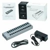 I-TEC USB 3.0 Charging HUB 13 prievadų prievadas su išoriniu maitinimo adapteriu 60 W 13x USB įkrovimo prievadas, skirtas planšetiniams kompiuteriams Nešiojamiesiems kompiuteriams Ultrabook kompiuteriams