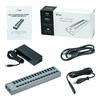 I-TEC USB 3.0 įkrovimo HUB 16 prievadų prievadas su išoriniu adapteriu 90 W 16x USB įkrovimo prievadas, skirtas planšetiniams kompiuteriams Nešiojamiesiems kompiuteriams Ultrabooks kompiuteriams