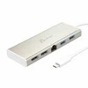 J5 Create „j5create JCD381-N“ USB „Type-C™“ dvigubas HDMI mini prijungimo blokas – eternetas / USB 3.1 šakotuvas / PD2.0, USB 3.2 Gen 1 (3.1 Gen 1) Type-C, 60 W, 10, 100, 1000 Mbit/s, smėlio spalvos, balta, 4K „Ultra HD“, 30 Hz