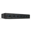 USB Hub - LINDY 7 Jungčių USB 3.0 Hub, BC 1.2 Krovimas, Juodas