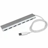 StarTech.com ST73007UA sąsajos šakotuvas USB 3.2 Gen 1 (3.1 Gen 1) Type-A 5000 Mbit/ai Sidabras, Balta