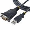 USB kabelis StarTech USB-A - DB-9 0.91 m Juodas (1P3FP- USB- SERIAL)
