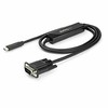 USB kabelis StarTech USB-C - D-Sub (VGA) 1 m Juodas (CDP2VGAMM1MB)