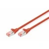 DIGITUS SFTP LAN kabelis, patch 6 cat, 0,5m, raudonas, 2xRJ45, DK-1644-005/R