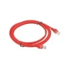 LANBERG PCU6-10CC-0050-R Patchcord RJ45 kat. 6 UTP 0,5m raudona